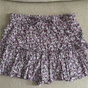 Zara Purple Floral Skort